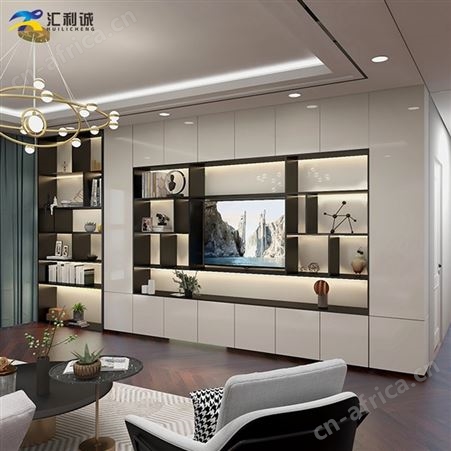简约不锈钢展示柜 卧室钛金金属置物柜置物柜