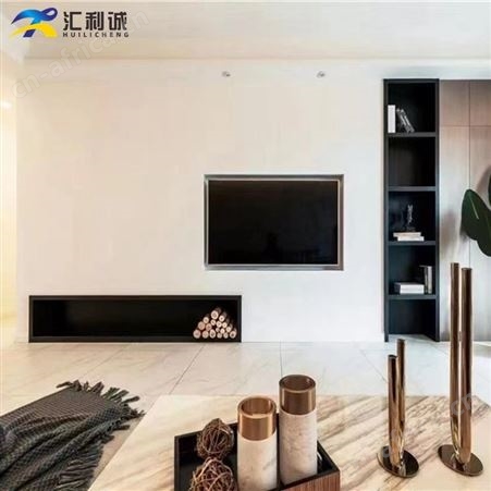 电视背景墙嵌入式不锈钢壁龛柜 嵌入式不锈钢板展示柜