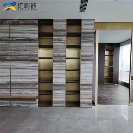 酒店售楼部不锈钢展示柜 会所酒吧不锈钢展示架定制