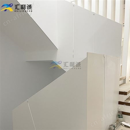 玫瑰金不锈钢板楼梯 公寓别墅高档钢板楼梯扶手承接楼梯扶手工程