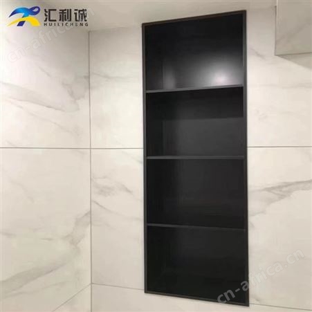 简约不锈钢展示柜 卧室钛金金属置物柜置物柜