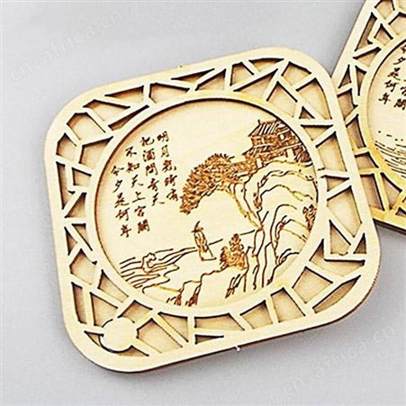 单片木冰箱贴 美泽长沙礼品定做 加盟礼品定制 MY-JDWH-L5-34