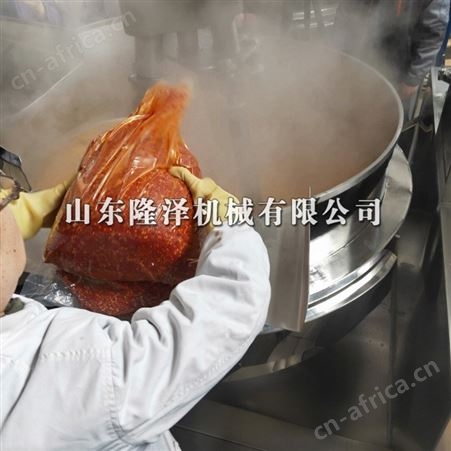 工厂型全自动六爪搅拌火锅炒料机价格-燃气加热牛油底料炒锅纯304不锈钢炒锅