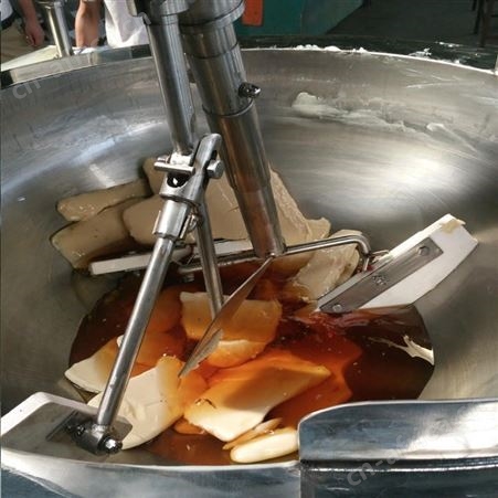 电磁卧式槽形横轴搅拌炒料机 全自动卧式鱼饵料燃气炒锅 卧槽式果酱翻炒设备价格