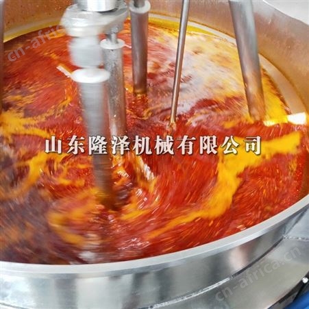 工厂型全自动六爪搅拌火锅炒料机价格-燃气加热牛油底料炒锅纯304不锈钢炒锅