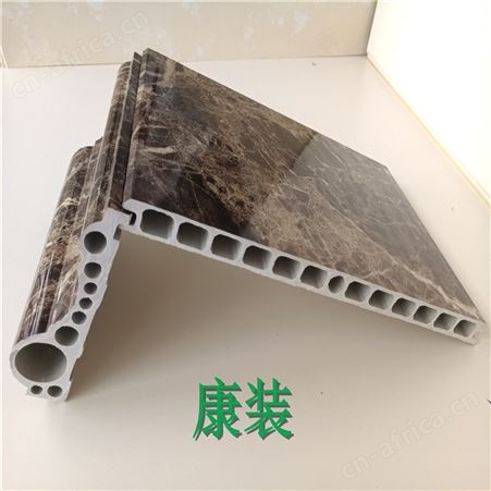 定制仿大理石石塑平板 侧板 石塑线条 PS线条 PVC线条 竹木纤维线条 背景墙装饰线