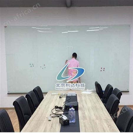 钢化玻璃板 玻璃隔断墙投影书写两用玻璃白板 定做尺寸