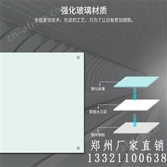 利达文仪郑州玻璃白板安装 磁性钢化玻璃白板挂式玻璃写字板黑板