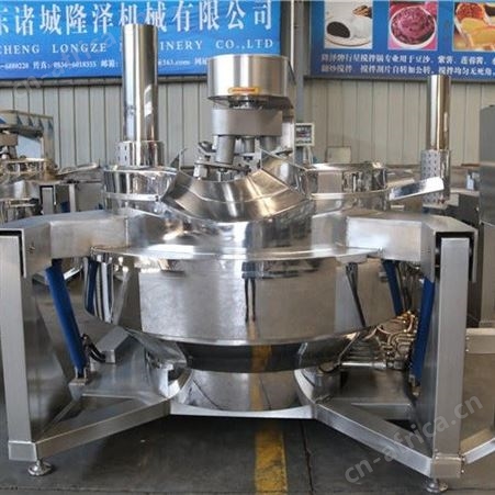大型蒸汽卧式槽形横轴搅拌炒锅 卧式肉松电磁炒料机 卧槽式豆沙加工设备价格