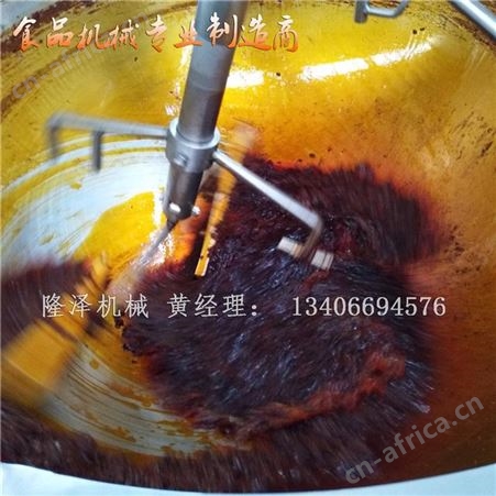 山东隆泽工厂用大型自动炒料机 火锅底料麻辣烫底料加工生产设备 板面底料炒料机器