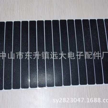 云台防滑垫 黑色网格硅胶垫片 工艺品橡胶脚垫