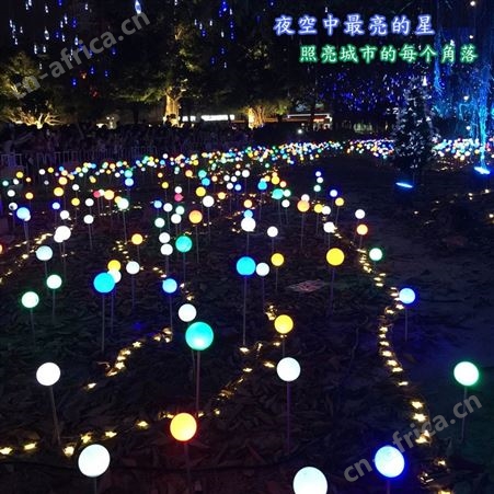 户外LED地插灯彩球防水亮化工程装饰灯节日彩灯