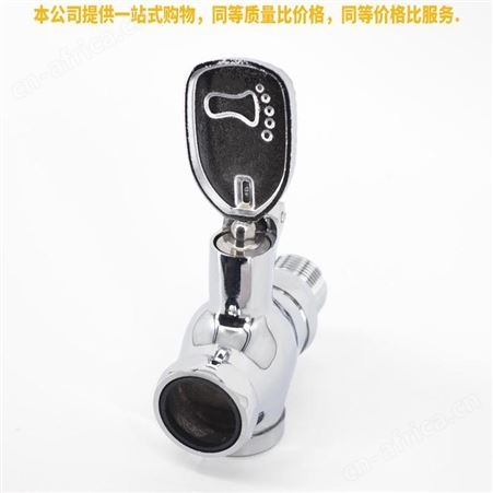 盖香云脚踏式蹲便器冲洗阀卧式冲水阀卫生间延时阀铜小九牧脚踏
