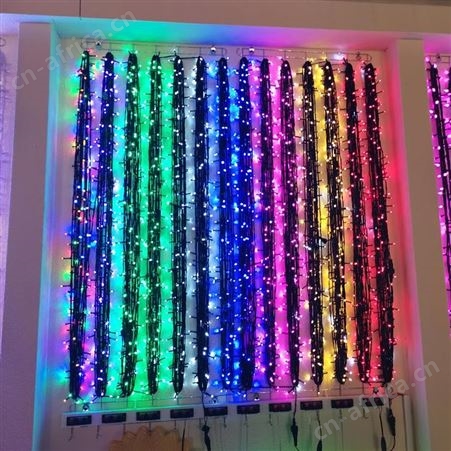 盖香云LED闪灯串灯满天星户外防水霓虹灯家用节日装饰灯黑线长 六角-240灯