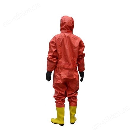 惠鑫半封闭防化服连体阻燃抗刺穿靴抢救救援服耐酸碱二级