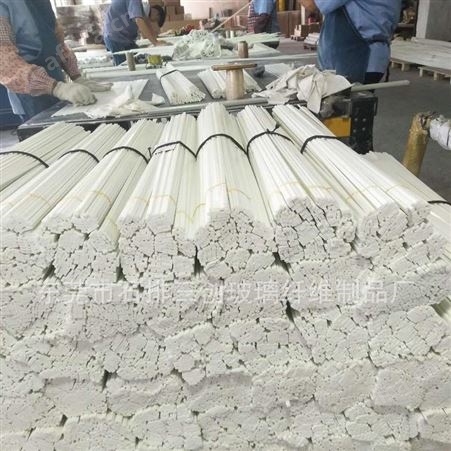 老玻璃钢厂家专业生产批发大量注水刀旗横梁玻璃纤维扁条 横幅条