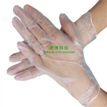 食品车间PVC防水防油一次性耐磨 塑料透明手套