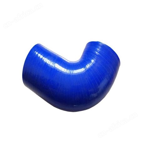 大口径硅胶管白色变径波纹管 50mm硅橡胶套蓝色硅胶弯管 恒铭橡塑