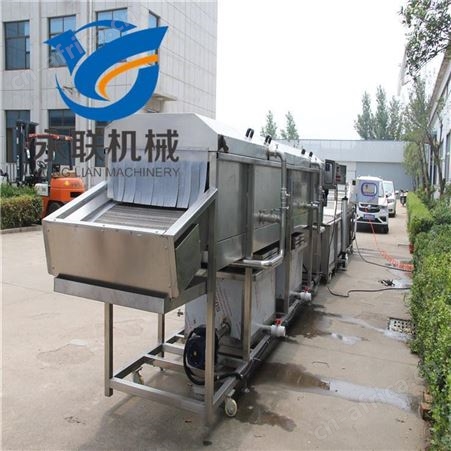 嫩玉米清洗蒸煮设备 藜麦苗清洗漂烫冷却线 包子馅料生产线
