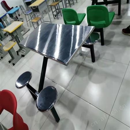 快餐店简约餐桌椅 员工食堂餐桌椅组合 定制餐桌椅厂家 旭峰家具 现货供应
