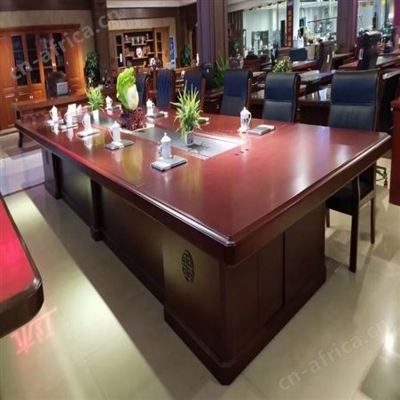 喷漆木皮会议桌 定制办公家具 定制喷漆会议桌 旭峰家具 现