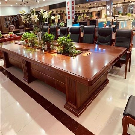 会议桌 旭峰家具 简约时尚办公会议桌