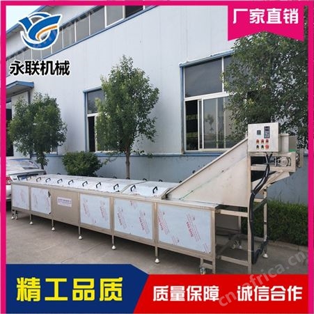 全自动不锈钢漂烫机设备 永联 自动化连续式漂烫机设备