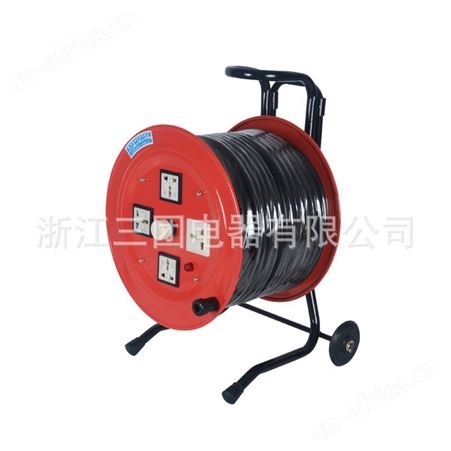 顺通移动电源盘电缆盘YDX-2*1.5便携式线缆盘30米卷线盘绕线盘