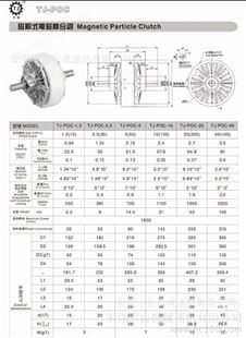 天机牌TJ-POC-10磁粉离合器10KG 磁粉离合器厂家供应