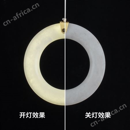 北欧全铜云石灯 卧室床头小吊灯 简约轻奢餐厅吊灯 吧台前台吊灯双庆灯饰