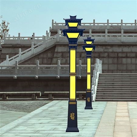 双庆灯饰仿云石景观灯 新中式广场亮化景观灯 寺庙园林道路景观灯