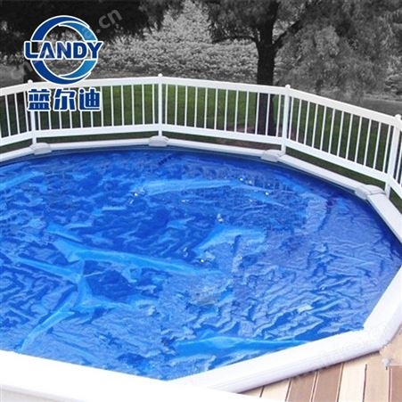心形气泡 75g 直径3.6米圆 泳池保温盖 swimming pool cover fab 蓝尔迪