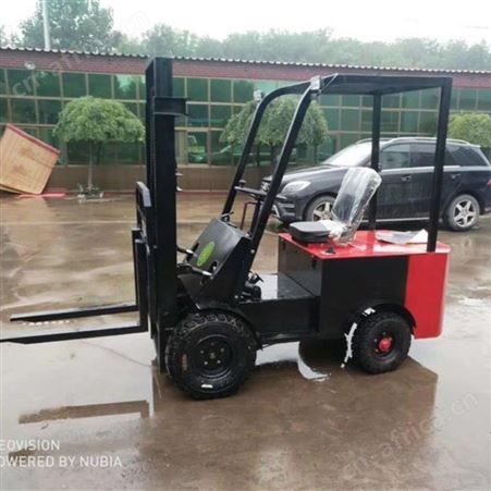 腾拓 环保小型四轮电动叉车1吨2吨3吨电动叉车 座驾式电动叉车