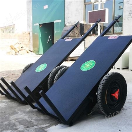 腾拓 电动拉砖车 工地拉砖车 手推两轮搬砖车 工地用平板载重王
