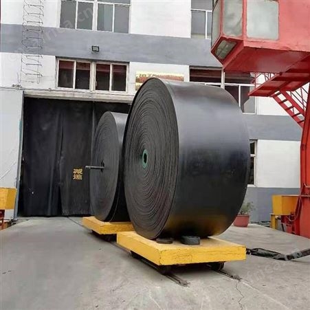 昆明橡胶输送带尼龙帆布运输带黑色传送带厂家