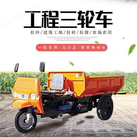 建筑工程三轮车省时省力 电动柴油三轮车