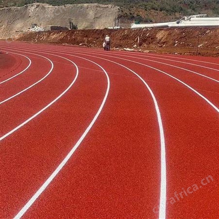 贵阳塑胶跑道 学校幼儿园体育馆彩色橡胶地面材料施工 透气型彩色跑道