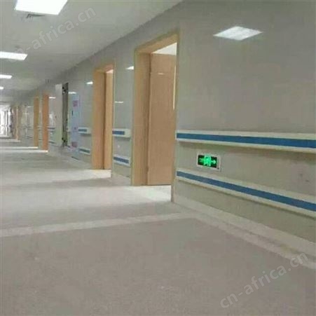 上海养老院走廊扶手 树脂扶手 木头扶手 柚木色 红木颜色扶手过道通道