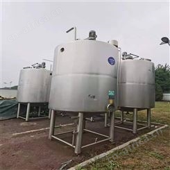 二手不锈钢乳品罐 6立方乳品保温搅拌罐 保温奶仓 回收