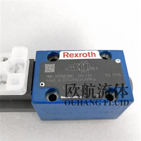 R901087088电磁阀rexroth换向阀力士乐方向阀4WE 6 D70/HG24N9K4
