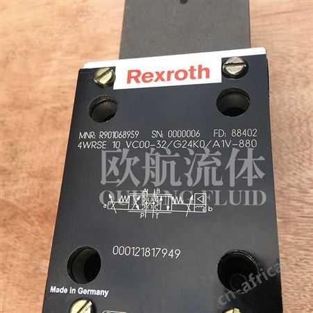 力士乐比例阀4WRSE 10 VC00-32-G24J0-A1V高频响方向阀