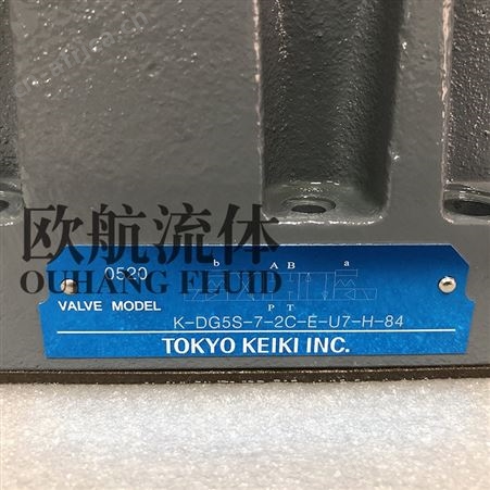 Tokyo Keiki东京计器流量控制阀座K-DG5S-7-2C-E-U7-H-84比例阀座