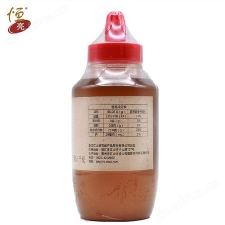 恒亮天然纯蜂蜜1000g装 农家百花蜜土蜂蜜一件代发