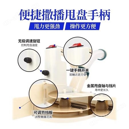 背负式电动施肥器撒肥机多功能播种机撒化肥投料机全自动施肥神器
