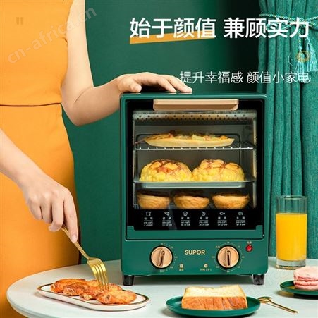 苏泊尔烤箱家用烘焙小型电烤箱多功能15升迷你立式蛋糕小烤箱
