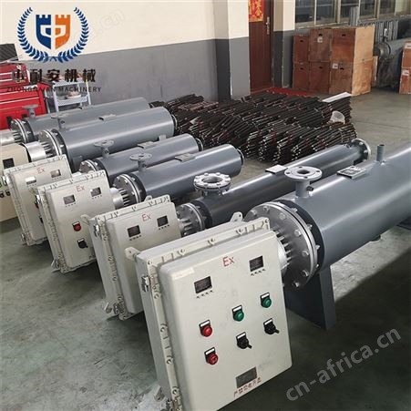 管道式气体电加热器 压缩空气电加热管 立式 卧式管道发热管