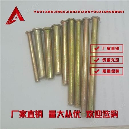 镀彩平头销轴 耀阳