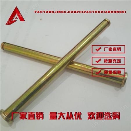 镀彩平头销轴 耀阳