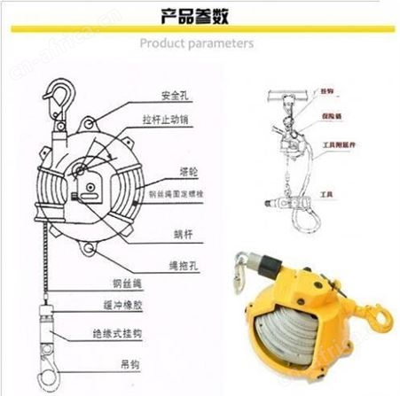 钩象弹簧平衡器汽车装配吊-手动弹簧平衡器-日本弹簧平衡器