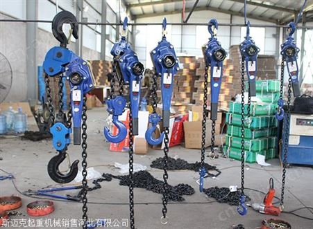 蓝色手板葫芦 9吨手板葫芦 斯迈克手板葫芦全国发货